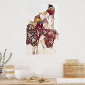 Poster Design de costume pour Nijinsky au ballet 'La (Cuisine)