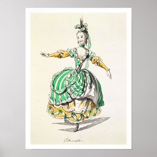 Poster Design de costume pour Phrygienne, à Dardanus, une (Devant)