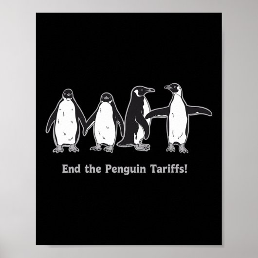 Poster Design de dessin pour les tarifs de pingouin de fi (Devant)