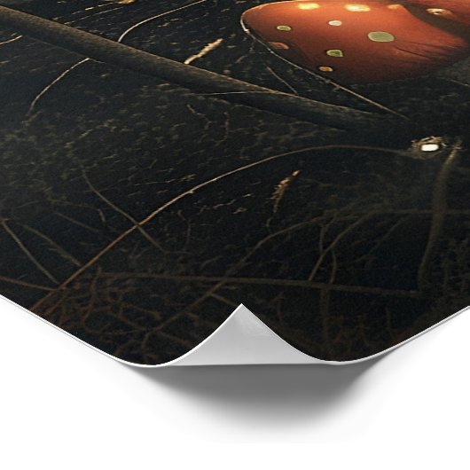 Poster Design de gnome et de champignon (Coin)