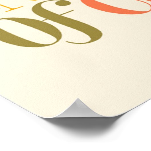 Poster Design de mode de vie lent (Coin)