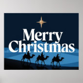 Poster Design de Noël élégant - L'étoile de Bethléem (Devant)