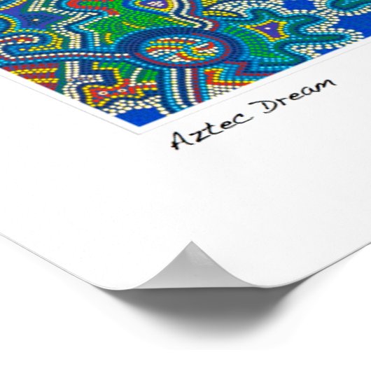 Poster Design de points d'inspiration autochtone par Gina (Coin)