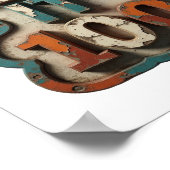 Poster Design de slogan KEEP IT 100 Orange Élégant (Coin)
