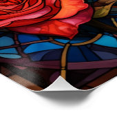 Poster Design de squelette en verre (Coin)
