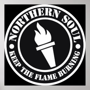 Poster Design de style Retro Northern Soul