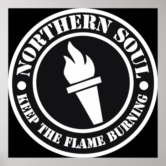 Poster Design de style Retro Northern Soul (Devant)