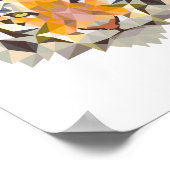 Poster Design de tigre géométrique nordique (Coin)