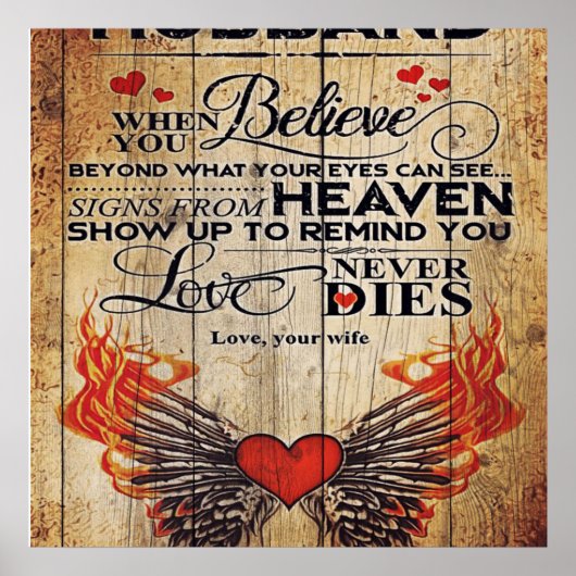 Poster Design de To My Husband | Love Letter Venin To Him (Devant)