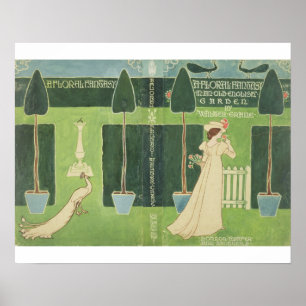 Poster Design de Veste de livre pour "Un Imaginaire flora