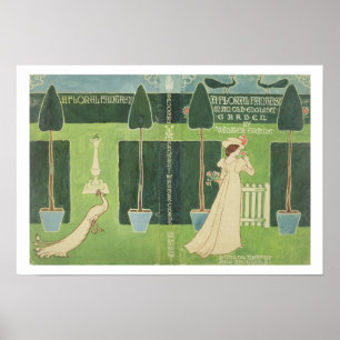 Poster Design de Veste de livre pour "Un Imaginaire flora