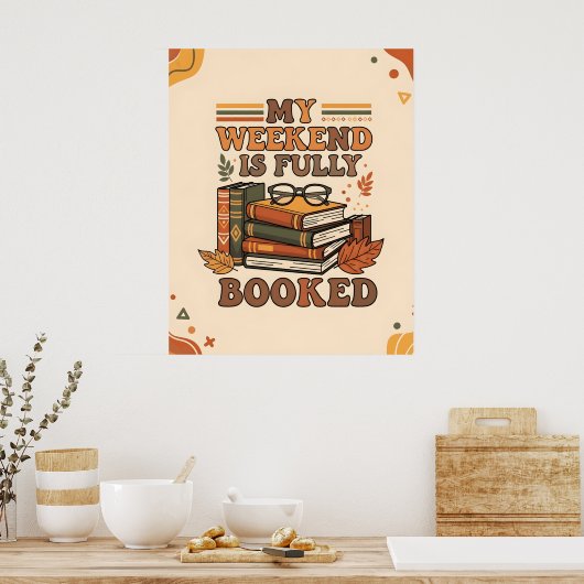 Poster Design de week-end complet (Cuisine)