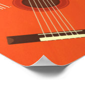 Poster Design d'illustration guitare/musique (Coin)