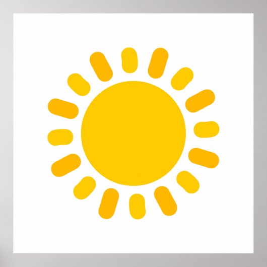 Poster Design d'illustration solaire (Devant)