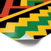 Poster Design d'impression africain audacieux (Coin)