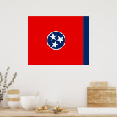 Poster Design du drapeau d'état du Tennessee (Cuisine)
