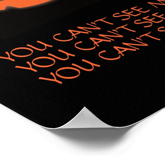 Poster Design Éffrayant d'Halloween Jack-o'-lantern (Coin)