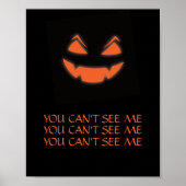 Poster Design Éffrayant d'Halloween Jack-o'-lantern (Devant)