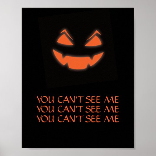 Poster Design Éffrayant d'Halloween Jack-o'-lantern (Devant)