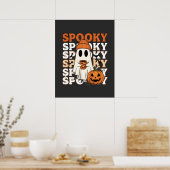 Poster Design éffrayant Halloween (Cuisine)