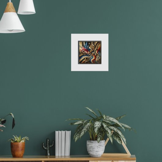 Poster Design élégant d'affiches d'art Abstrait. (Salon 1)