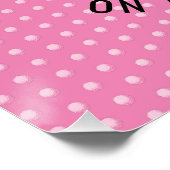 Poster Design élégant de Golfeur pour femmes (Coin)