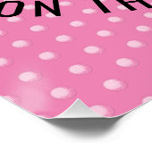 Poster Design élégant de Golfeur pour femmes (Coin)