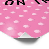 Poster Design élégant de Golfeur pour femmes (Coin)