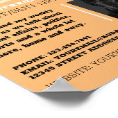 Poster Design élégant, Podcaster, Podcast Publicité (Coin)