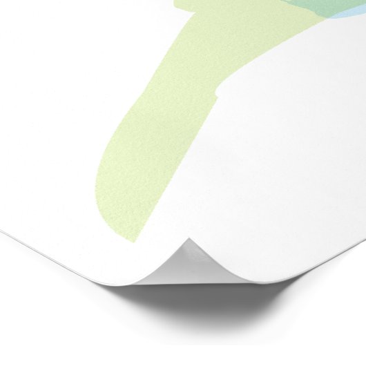 Poster Design élégant pour oiseaux (Coin)