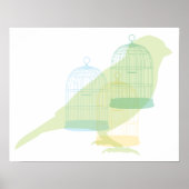 Poster Design élégant pour oiseaux (Devant)