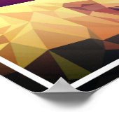 Poster Design en polygone de cerf (Coin)