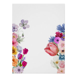 Poster Design esthétique Floral - Fleur
