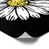 Poster Design Fleur marguerite (Coin)