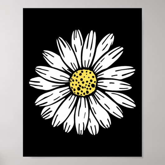 Poster Design Fleur marguerite (Devant)