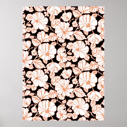 Poster design floral (Devant)