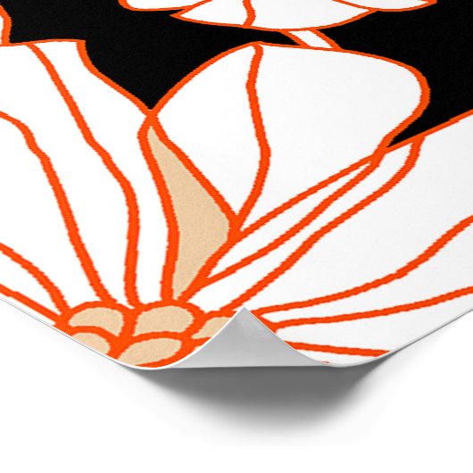 Poster design floral (Coin)