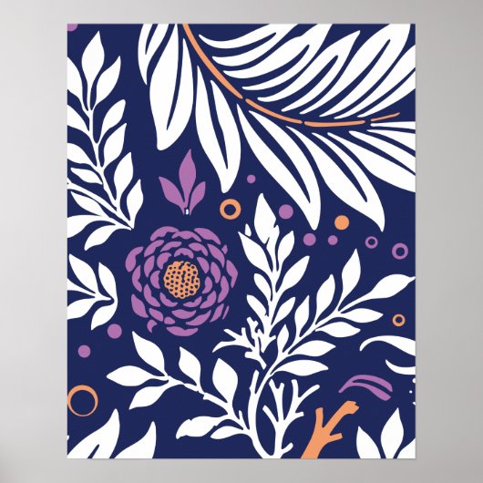 Poster Design floral 22 (Devant)