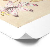 Poster Design floral avec pivoines, lys et roses pour S (Coin)