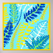 Poster Design floral dynamique (Devant)