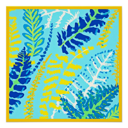 Poster Design floral dynamique (Devant)