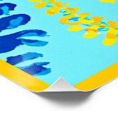 Poster Design floral dynamique (Coin)