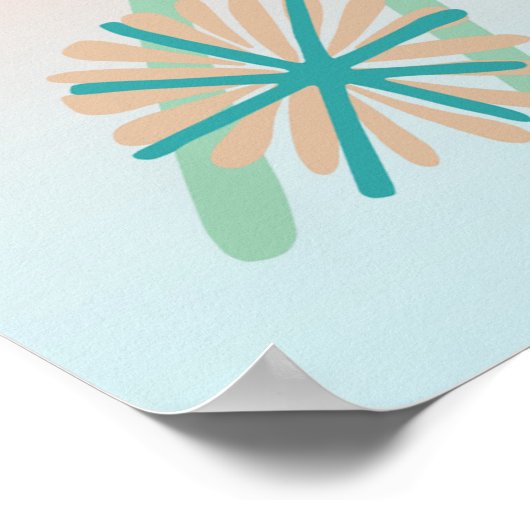 Poster Design floral Pop Boho (Coin)