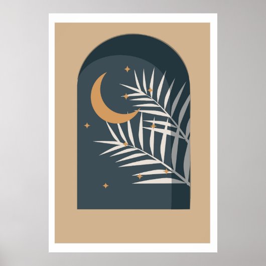 Poster Design floral tropical (Devant)