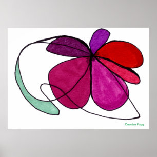 Poster Design "Flower Dance" par Carolyn Fagg