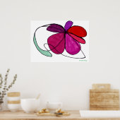 Poster Design "Flower Dance" par Carolyn Fagg (Cuisine)