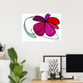 Poster Design "Flower Dance" par Carolyn Fagg (Bureau à domicile)