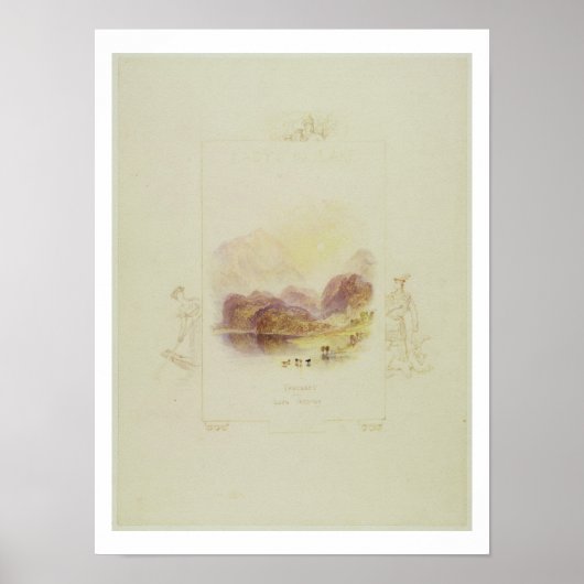 Poster Design for an illustration for Walter Scott's Lad (Devant)