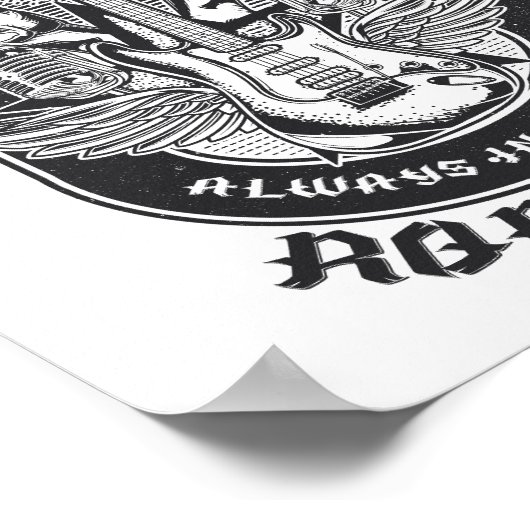 Poster Design Guitar Rock (Coin)