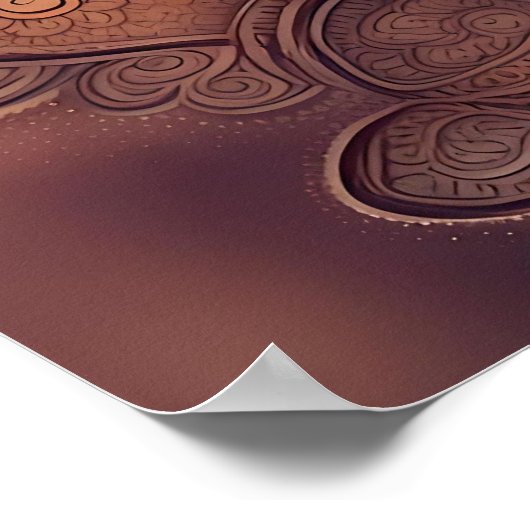 Poster Design henné (Coin)